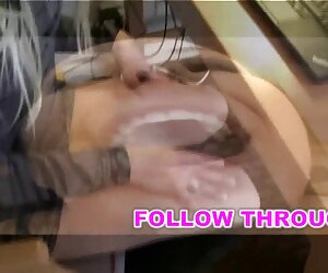 Hitachi ve vintage mature porno bağlı bacaklar ile kız